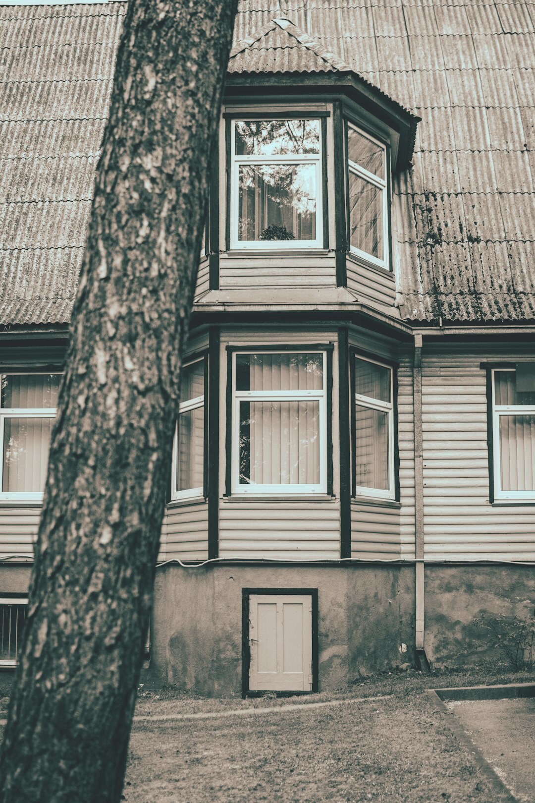 luxury mansion entrance in lithuania